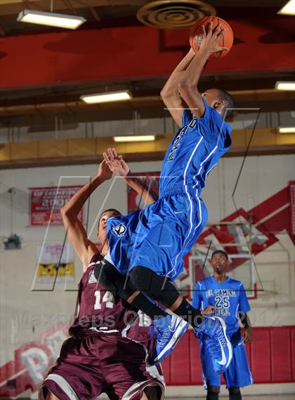 Thumbnail 3 in El Camino Real vs. Granite Hills (Rose City Roundball Classic) photogallery.