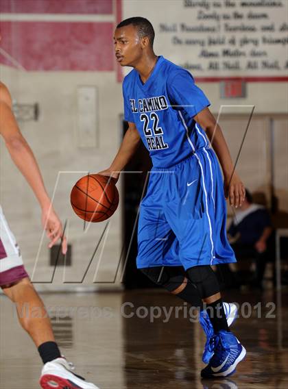 Thumbnail 1 in El Camino Real vs. Granite Hills (Rose City Roundball Classic) photogallery.