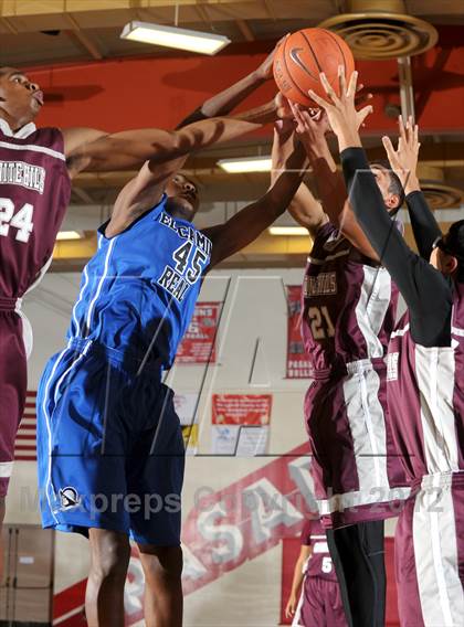 Thumbnail 1 in El Camino Real vs. Granite Hills (Rose City Roundball Classic) photogallery.