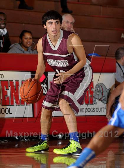 Thumbnail 1 in El Camino Real vs. Granite Hills (Rose City Roundball Classic) photogallery.