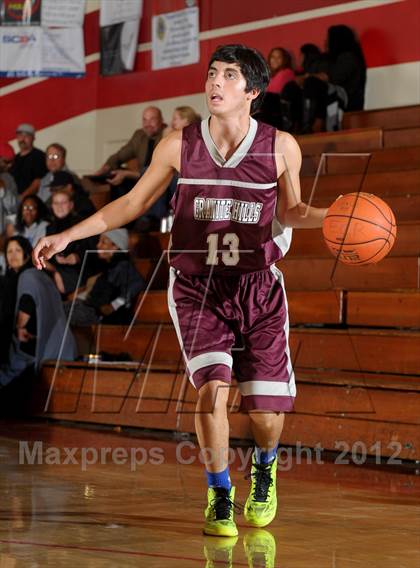 Thumbnail 1 in El Camino Real vs. Granite Hills (Rose City Roundball Classic) photogallery.