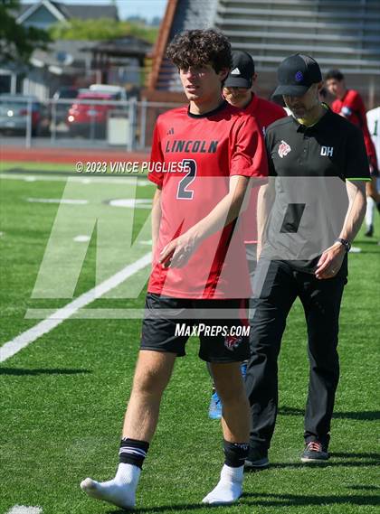 Thumbnail 1 in Edmonds-Woodway @ Lincoln (WIAA 3A Semi Finals) photogallery.