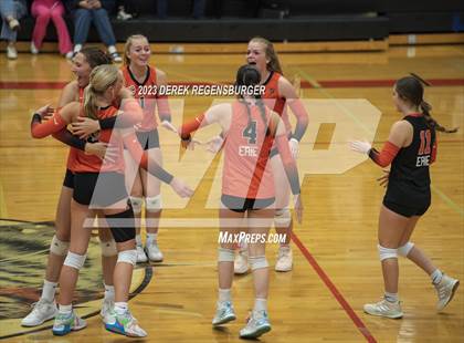Thumbnail 2 in Denver East vs Erie (5A District 10 Tournament) photogallery.