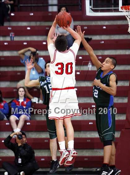Thumbnail 3 in Burlingame vs. Sacred Heart Cathedral (CIF CCS D3 Final) photogallery.