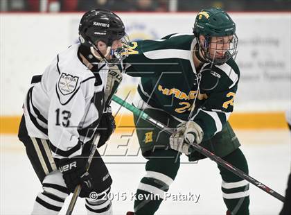 Thumbnail 2 in Hamden vs. Xavier (CIAC D1 Quarterfinal) photogallery.