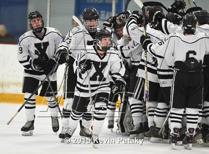 Thumbnail 3 in Hamden vs. Xavier (CIAC D1 Quarterfinal) photogallery.