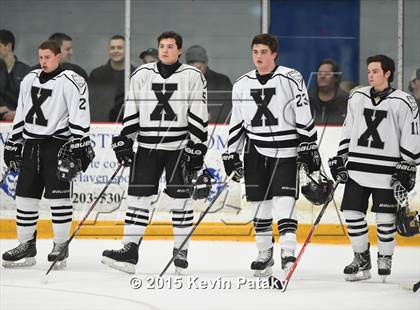 Thumbnail 2 in Hamden vs. Xavier (CIAC D1 Quarterfinal) photogallery.