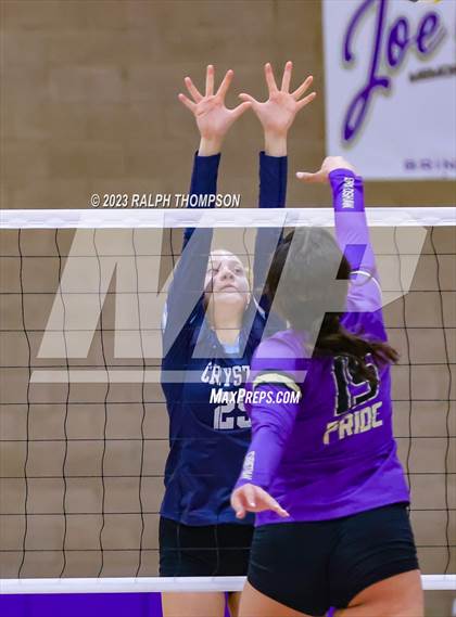 Thumbnail 2 in Crystal Springs Uplands @ Bradshaw Christian (CIF Girls D-5 NorCal Regional  Final) photogallery.