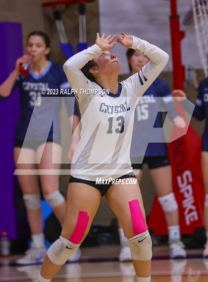 Thumbnail 1 in Crystal Springs Uplands @ Bradshaw Christian (CIF Girls D-5 NorCal Regional  Final) photogallery.