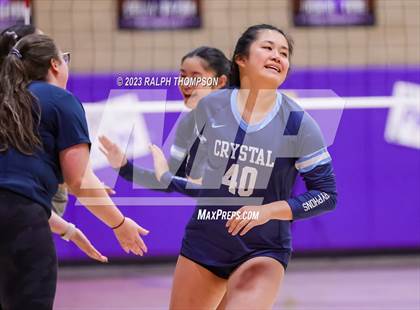Thumbnail 2 in Crystal Springs Uplands @ Bradshaw Christian (CIF Girls D-5 NorCal Regional  Final) photogallery.