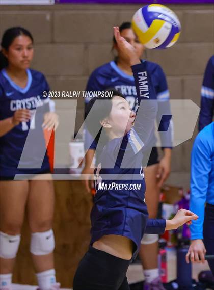 Thumbnail 3 in Crystal Springs Uplands @ Bradshaw Christian (CIF Girls D-5 NorCal Regional  Final) photogallery.