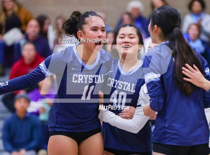 Thumbnail 2 in Crystal Springs Uplands @ Bradshaw Christian (CIF Girls D-5 NorCal Regional  Final) photogallery.