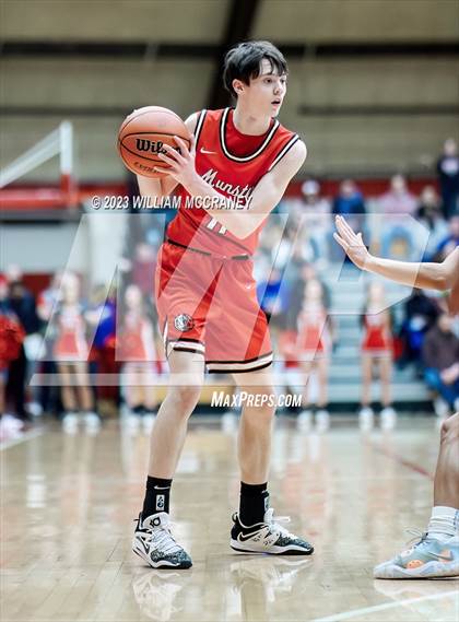 Thumbnail 2 in Munster vs. Lake Central (IHSAA 4A S1 Round 2) photogallery.