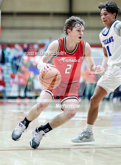 Thumbnail 1 in Munster vs. Lake Central (IHSAA 4A S1 Round 2) photogallery.