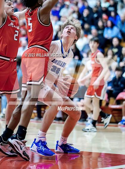 Thumbnail 3 in Munster vs. Lake Central (IHSAA 4A S1 Round 2) photogallery.