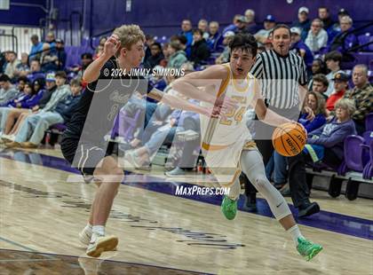 Thumbnail 1 in The Woodlands Christian Academy vs Oakville Tigers (Prairie Farms Holiday Classic) photogallery.