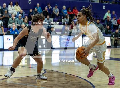 Thumbnail 3 in The Woodlands Christian Academy vs Oakville Tigers (Prairie Farms Holiday Classic) photogallery.