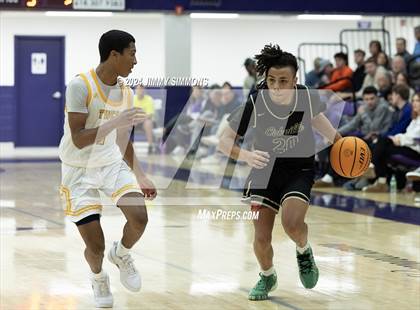 Thumbnail 1 in The Woodlands Christian Academy vs Oakville Tigers (Prairie Farms Holiday Classic) photogallery.