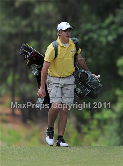Thumbnail 2 in NCHSAA State 4A Boys Golf Championships (Day 1) photogallery.