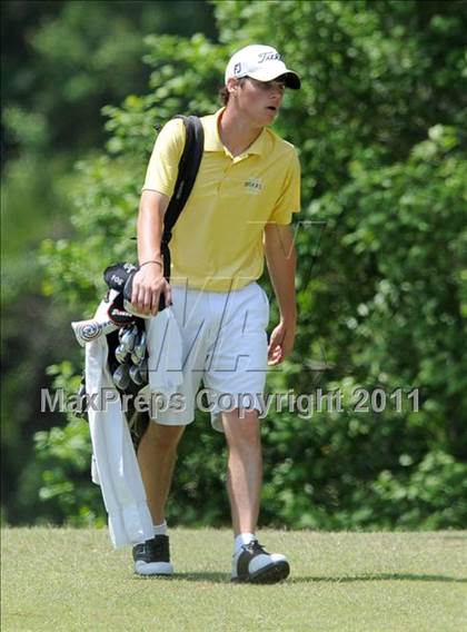 Thumbnail 1 in NCHSAA State 4A Boys Golf Championships (Day 1) photogallery.