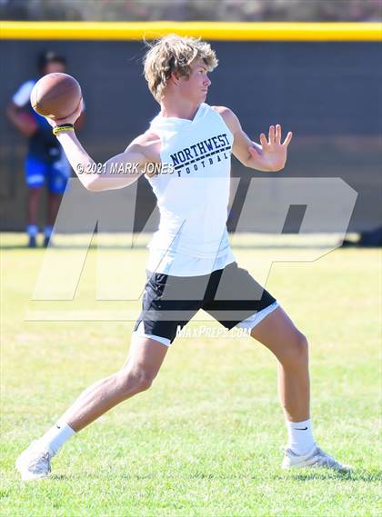 Thumbnail 3 in Northwest Christian vs. Sunnyside (Cactus Duel Out West 7-on-7 Tournament) photogallery.