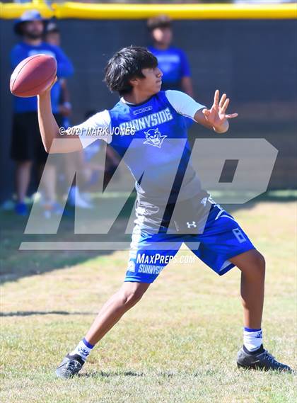 Thumbnail 2 in Northwest Christian vs. Sunnyside (Cactus Duel Out West 7-on-7 Tournament) photogallery.