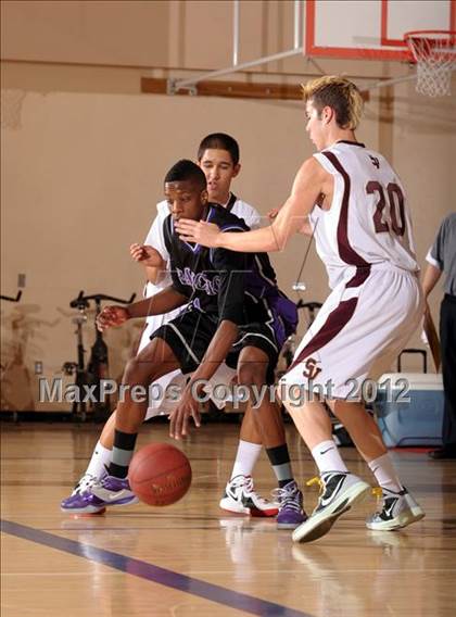 Thumbnail 1 in Rancho Cucamonga vs. Simi Valley (MaxPreps Holiday Classic) photogallery.