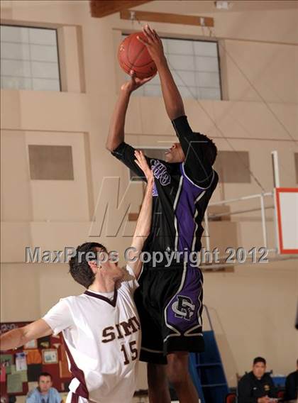 Thumbnail 1 in Rancho Cucamonga vs. Simi Valley (MaxPreps Holiday Classic) photogallery.