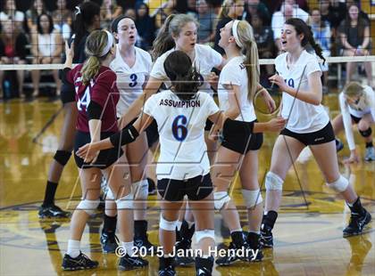 Thumbnail 2 in Archbishop Mitty vs. Assumption (Durango Fall Classic) photogallery.
