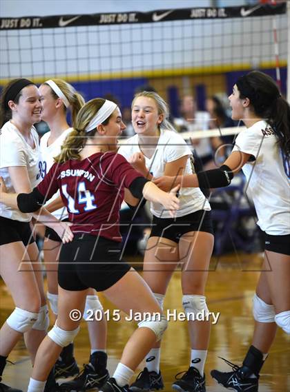 Thumbnail 3 in Archbishop Mitty vs. Assumption (Durango Fall Classic) photogallery.