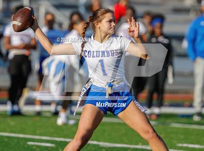Thumbnail 2 in Columbus vs. Mount Vernon (GHSA Division 1 Round 2) photogallery.