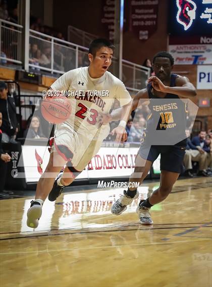 Thumbnail 1 in Genesis Prep Academy vs. Lakeside photogallery.