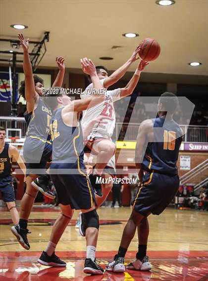 Thumbnail 2 in Genesis Prep Academy vs. Lakeside photogallery.