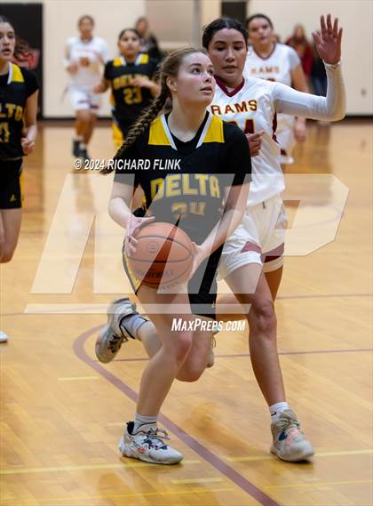 Thumbnail 2 in Delta @ Rio Vista (CIF SJS Division 5 Round 1) photogallery.