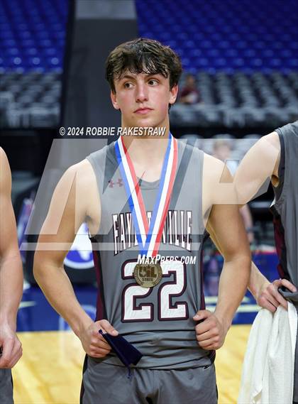 Thumbnail 1 in Fayetteville @ Jayton (UIL 1A Basketball Semifinal Medal Ceremony) photogallery.