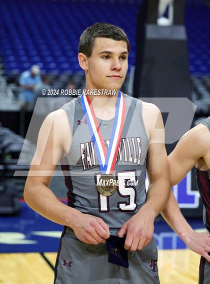 Thumbnail 3 in Fayetteville @ Jayton (UIL 1A Basketball Semifinal Medal Ceremony) photogallery.