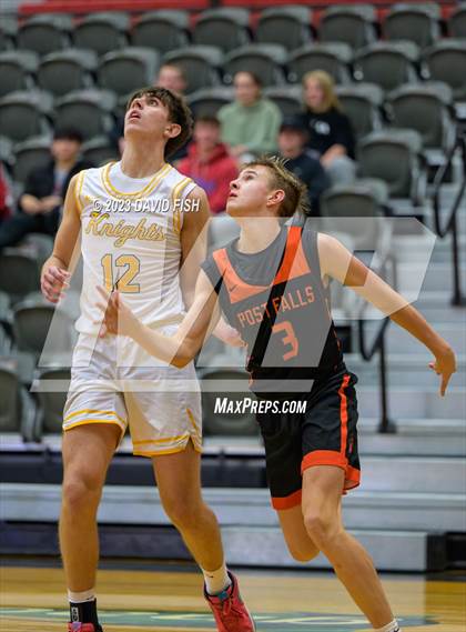 Thumbnail 3 in Bishop Kelly vs. Post Falls (The Capital Classic) photogallery.