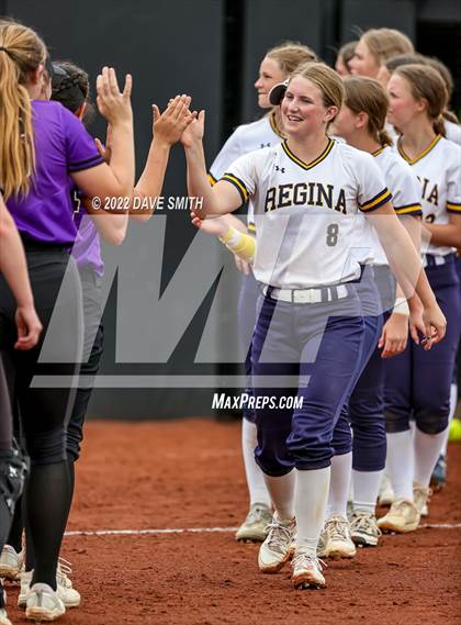 Thumbnail 2 in Muscatine vs Regina (Varsity Classic) photogallery.