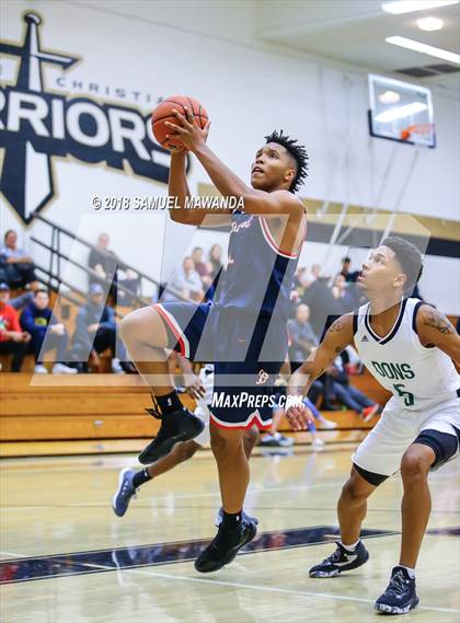 Thumbnail 1 in Brentwood School vs Dorsey  photogallery.