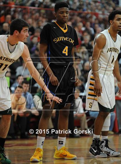 Thumbnail 1 in Simeon vs Stevenson (McDonald's City-Suburban Showdown) photogallery.