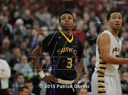 Thumbnail 1 in Simeon vs Stevenson (McDonald's City-Suburban Showdown) photogallery.