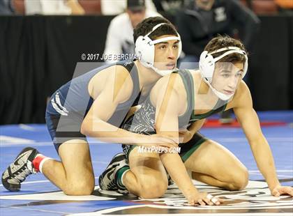 Thumbnail 1 in CIF State Boys Wrestling Championships (Day 1 - Round 3) photogallery.
