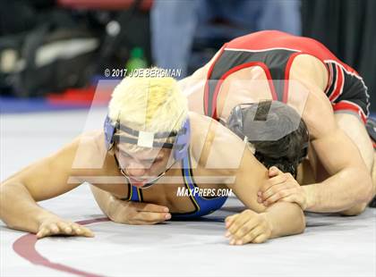 Thumbnail 3 in CIF State Boys Wrestling Championships (Day 1 - Round 3) photogallery.