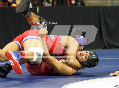 Thumbnail 2 in CIF State Boys Wrestling Championships (Day 1 - Round 3) photogallery.