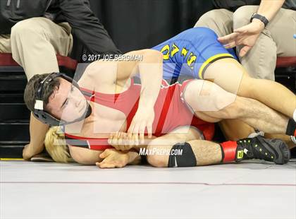 Thumbnail 2 in CIF State Boys Wrestling Championships (Day 1 - Round 3) photogallery.