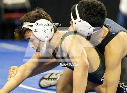 Thumbnail 3 in CIF State Boys Wrestling Championships (Day 1 - Round 3) photogallery.