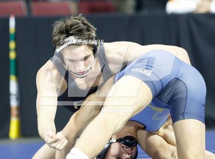 Thumbnail 1 in CIF State Boys Wrestling Championships (Day 1 - Round 3) photogallery.