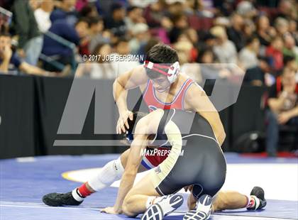 Thumbnail 3 in CIF State Boys Wrestling Championships (Day 1 - Round 3) photogallery.