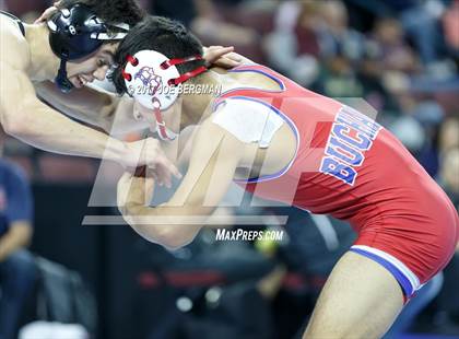 Thumbnail 1 in CIF State Boys Wrestling Championships (Day 1 - Round 3) photogallery.