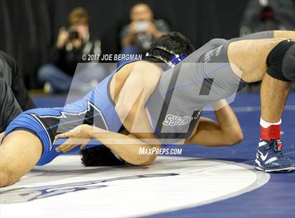Thumbnail 2 in CIF State Boys Wrestling Championships (Day 1 - Round 3) photogallery.